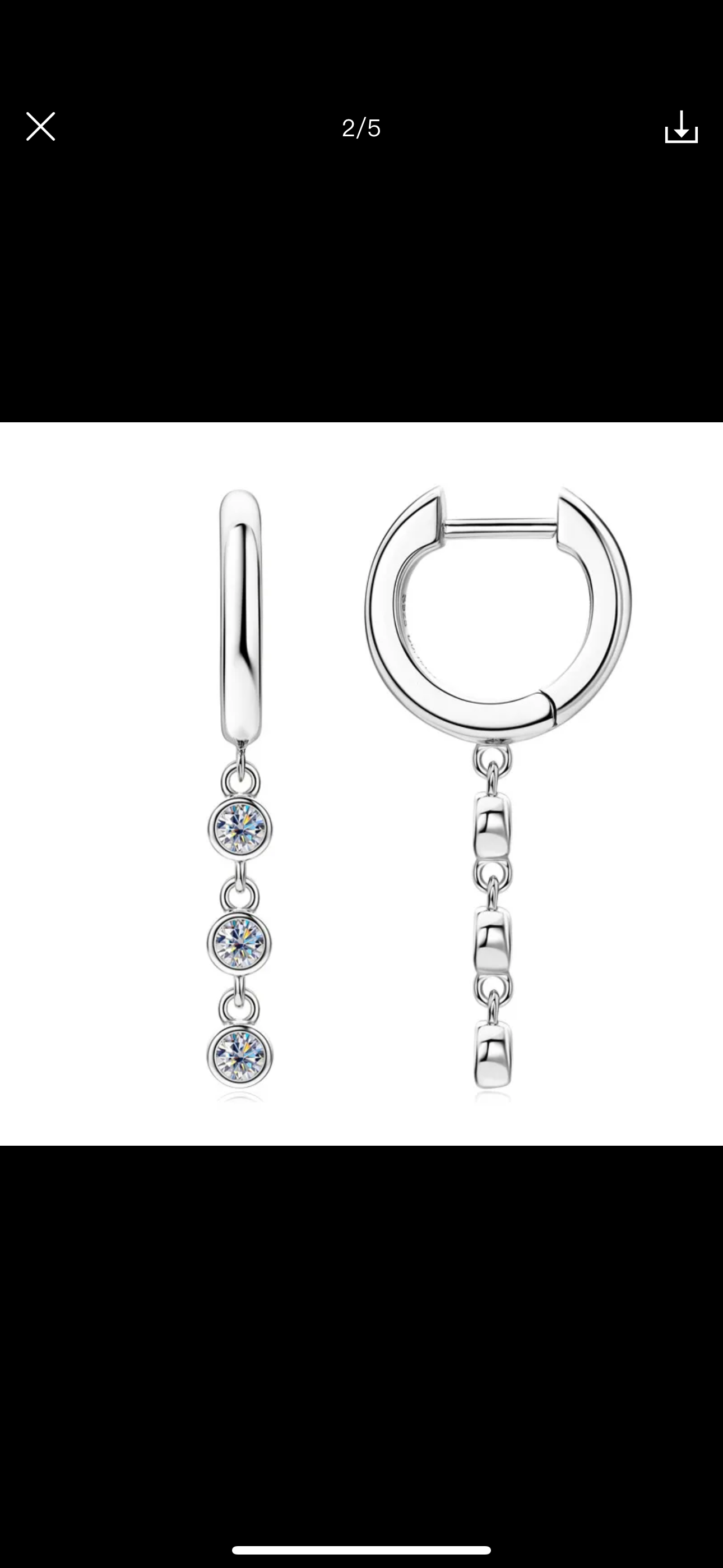 Glow drop earring